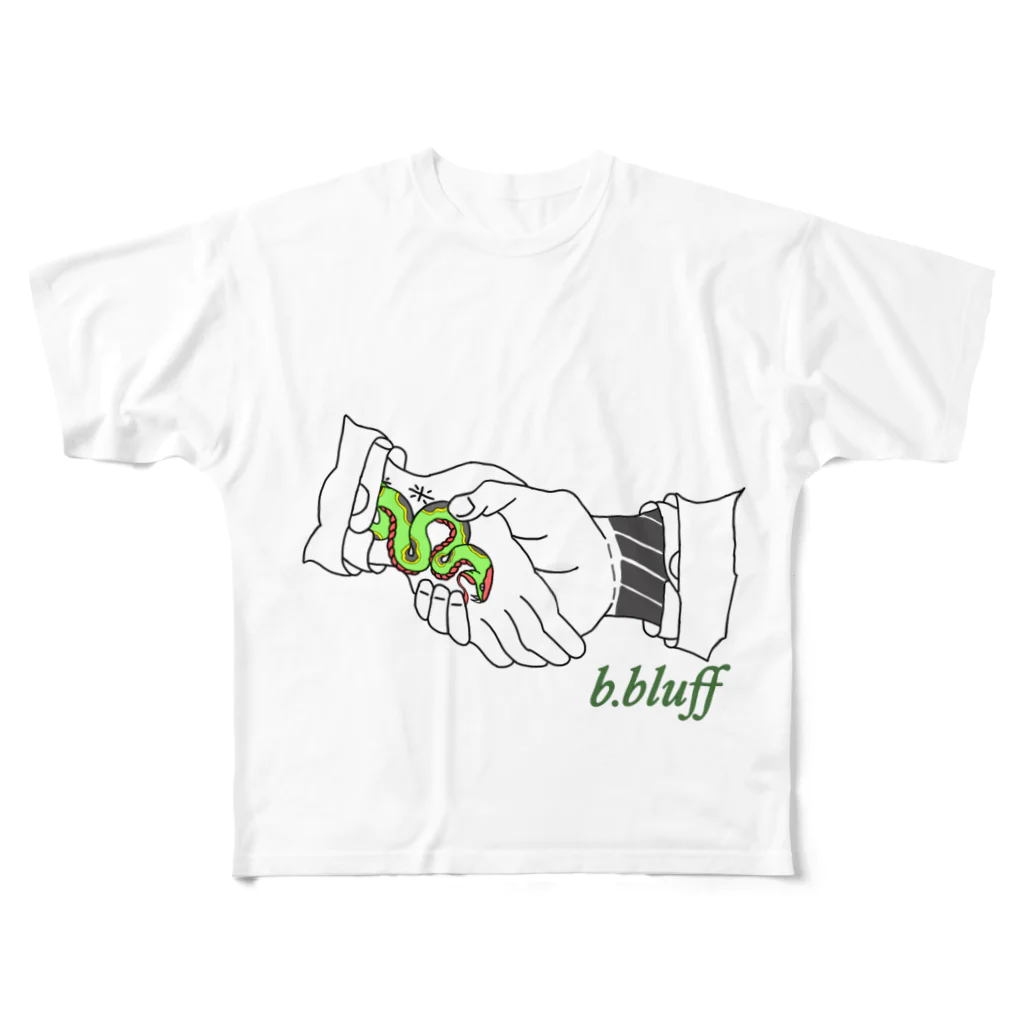 b.bluffのb.bluff フルグラフィックTシャツ