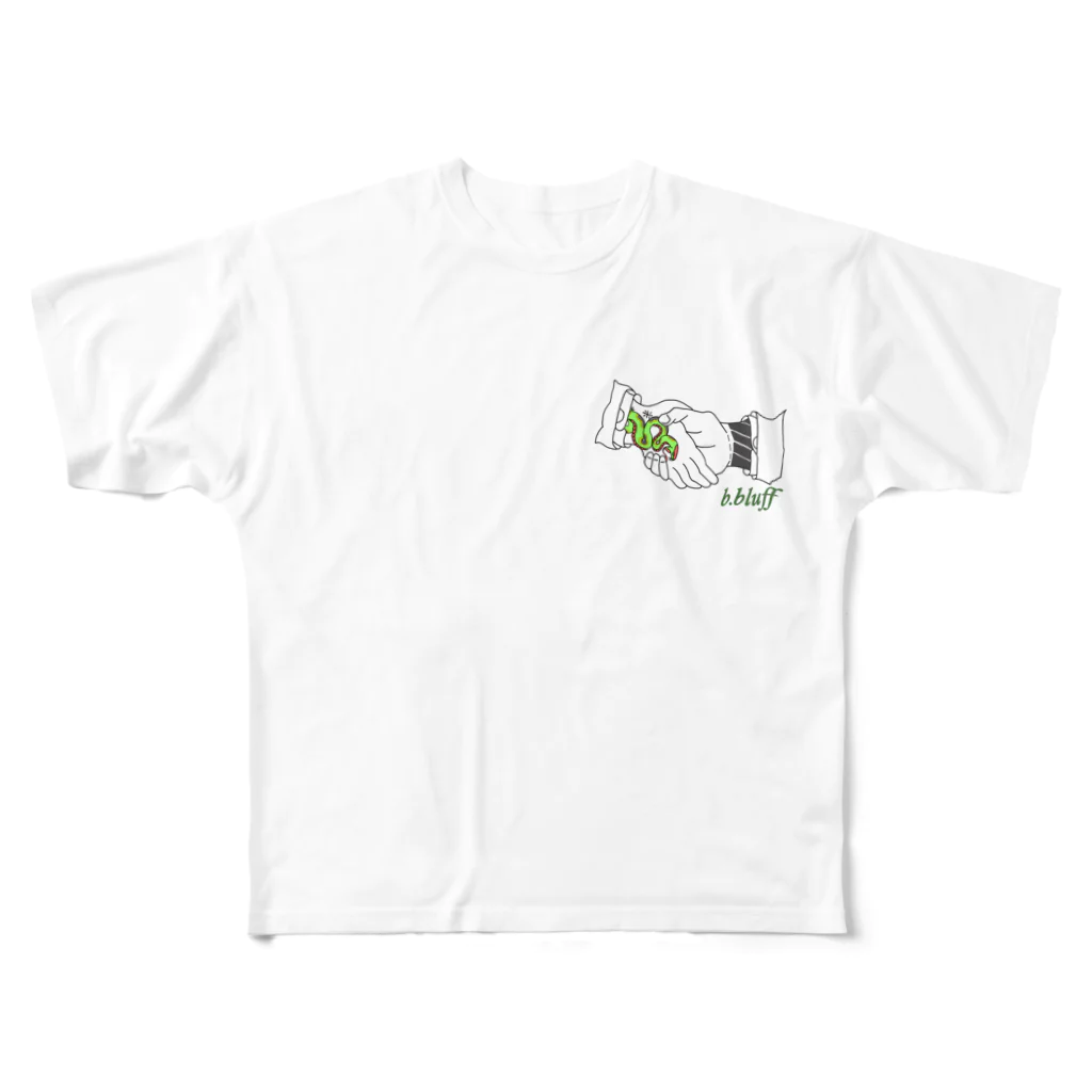 b.bluffのb.bluff フルグラフィックTシャツ