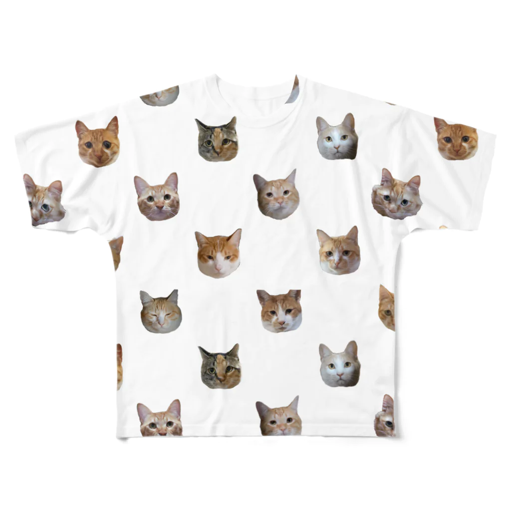Twelve Catsのポルカドット？ フルグラフィックTシャツ