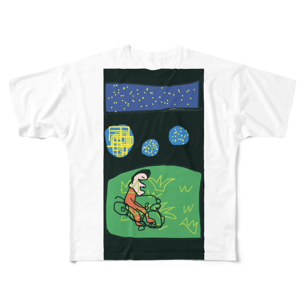 ukyoeshiの星 フルグラフィックTシャツ