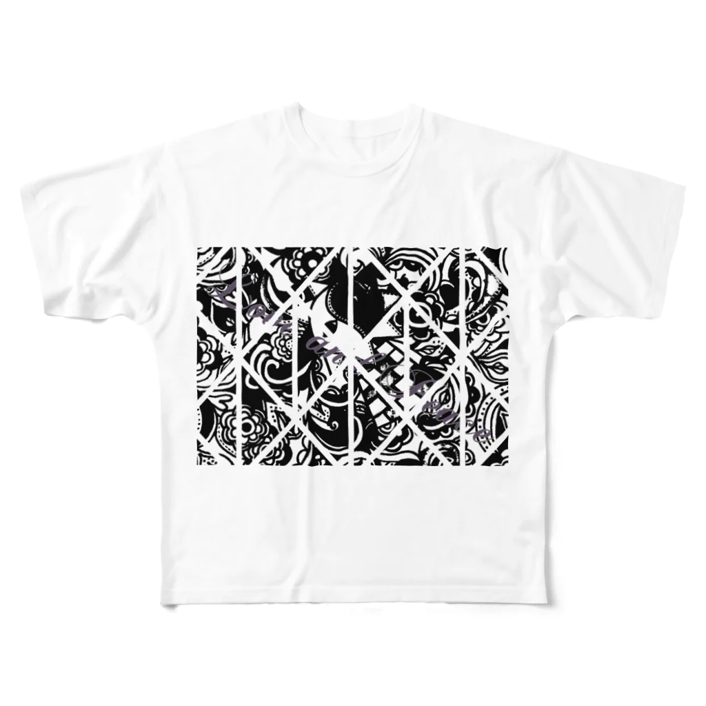 Mainyan719のひまわりの化け物 All-Over Print T-Shirt