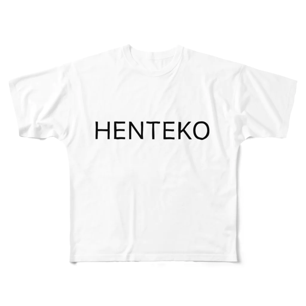 HENTEKOのHENTEKO フルグラフィックTシャツ