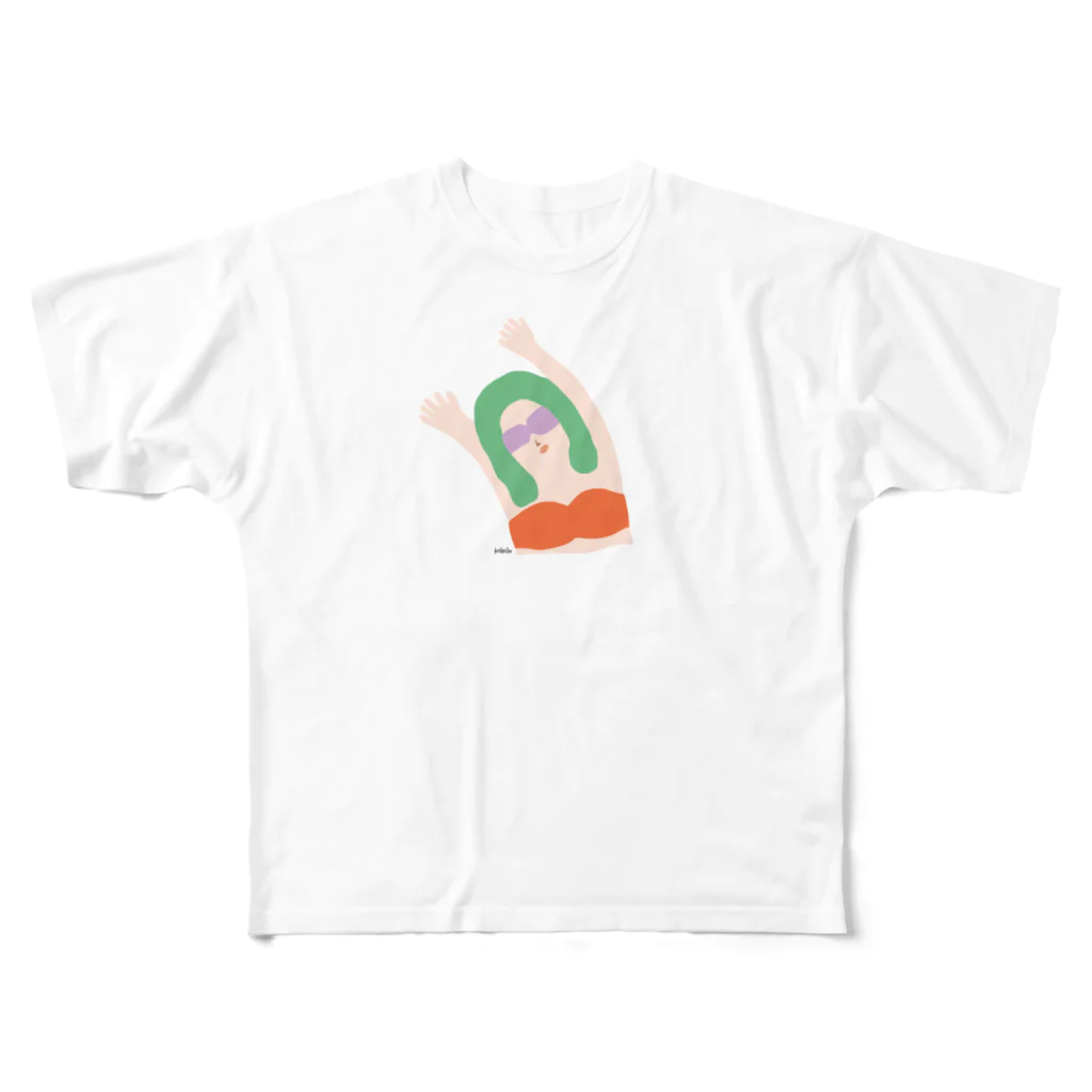 キイロイロのエイミー. 橙 All-Over Print T-Shirt