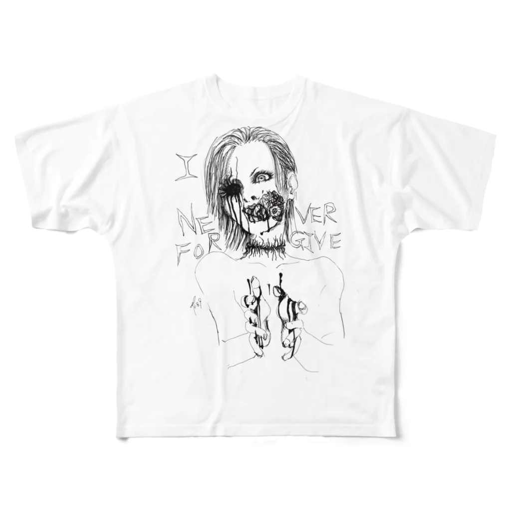 AnomaliA-NachiのNeverForgive2 フルグラフィックTシャツ