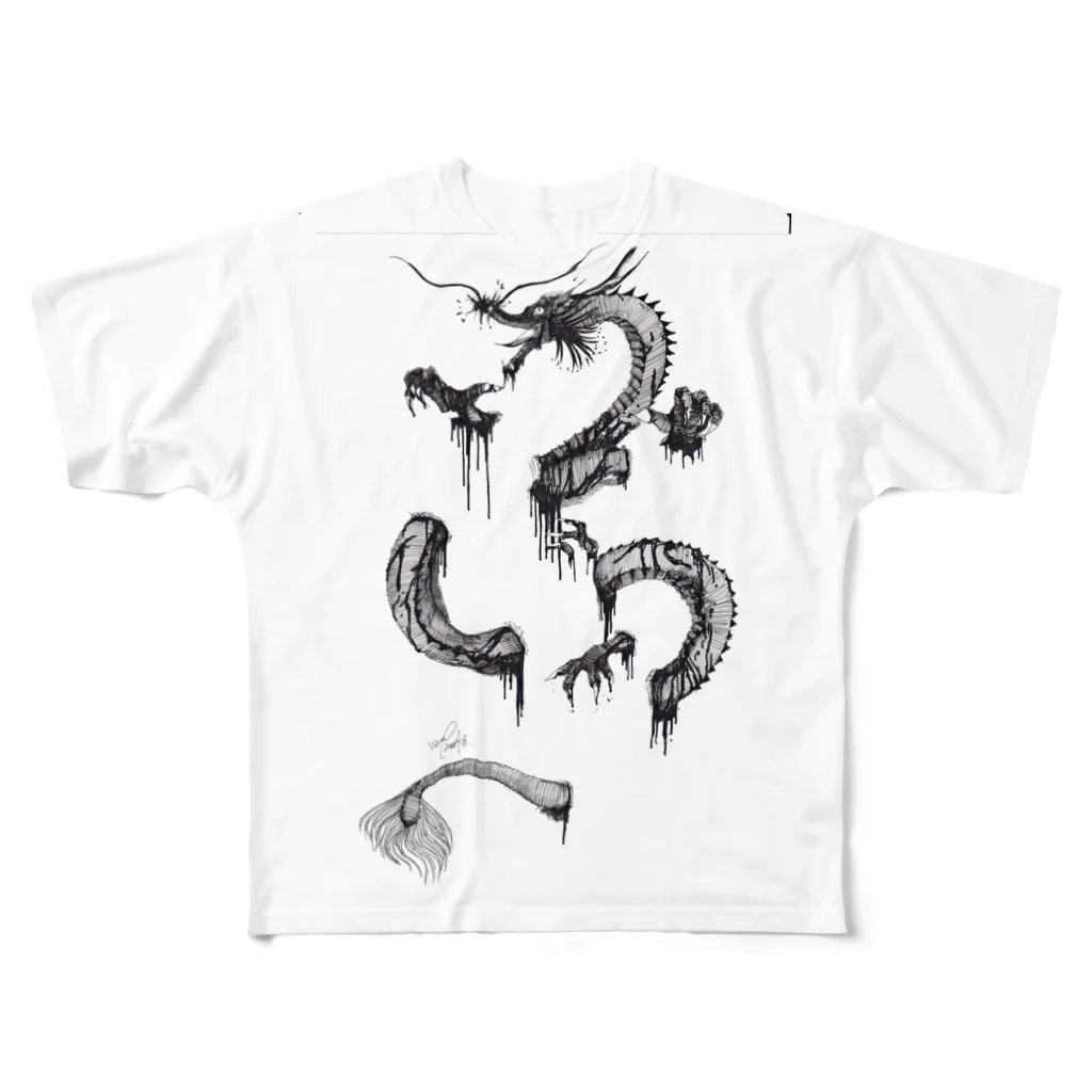 AnomaliA-NachiのドラゴンB All-Over Print T-Shirt