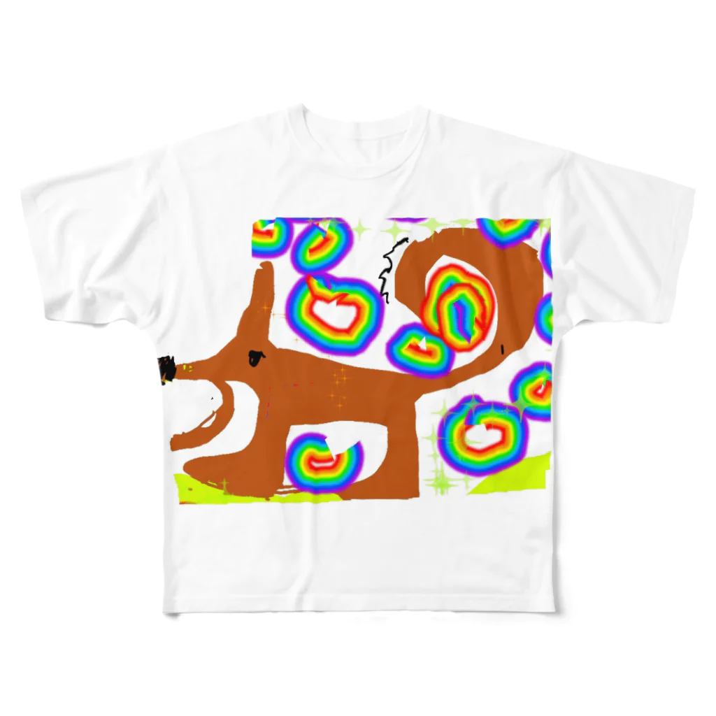 Illust-Zの犬 All-Over Print T-Shirt