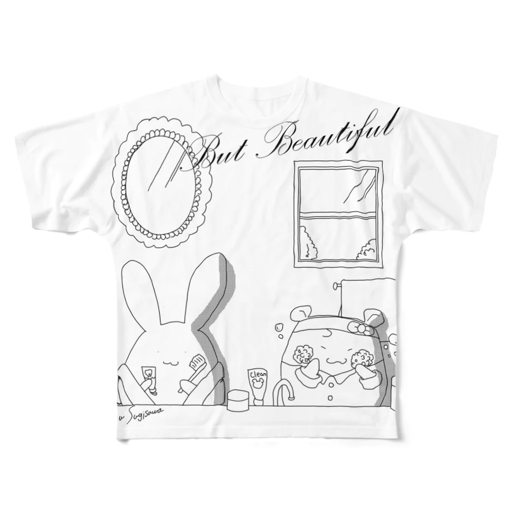 BabyShu shopのBut Beautifulシリーズ フルグラフィックTシャツ