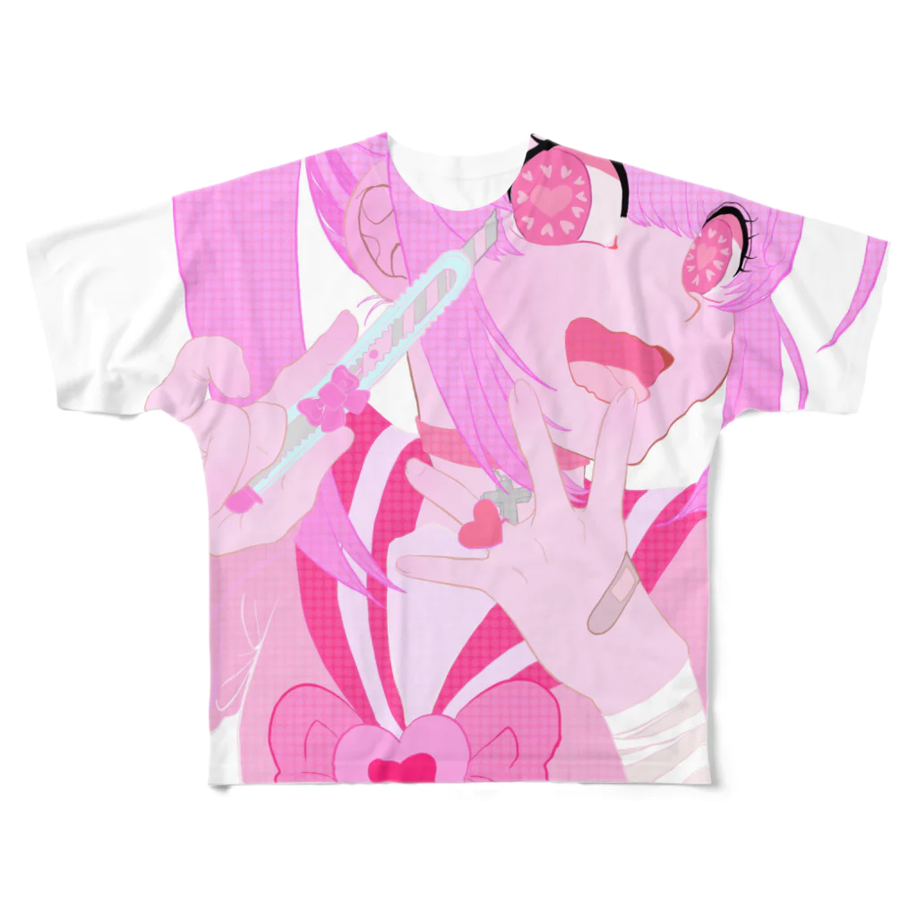 とばりごのおみせのゆめかわじょし? All-Over Print T-Shirt