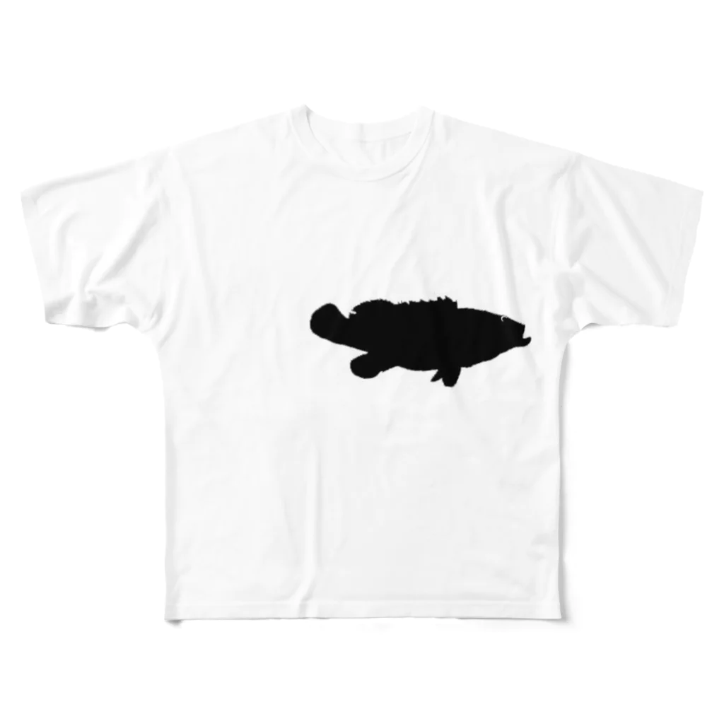 KING FISHERのクエ部 フルグラフィックTシャツ