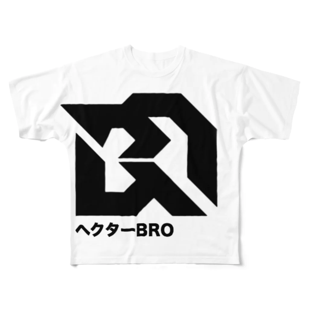 HeitorBROのブロンズ ヘクター バージョン フルグラフィックTシャツ