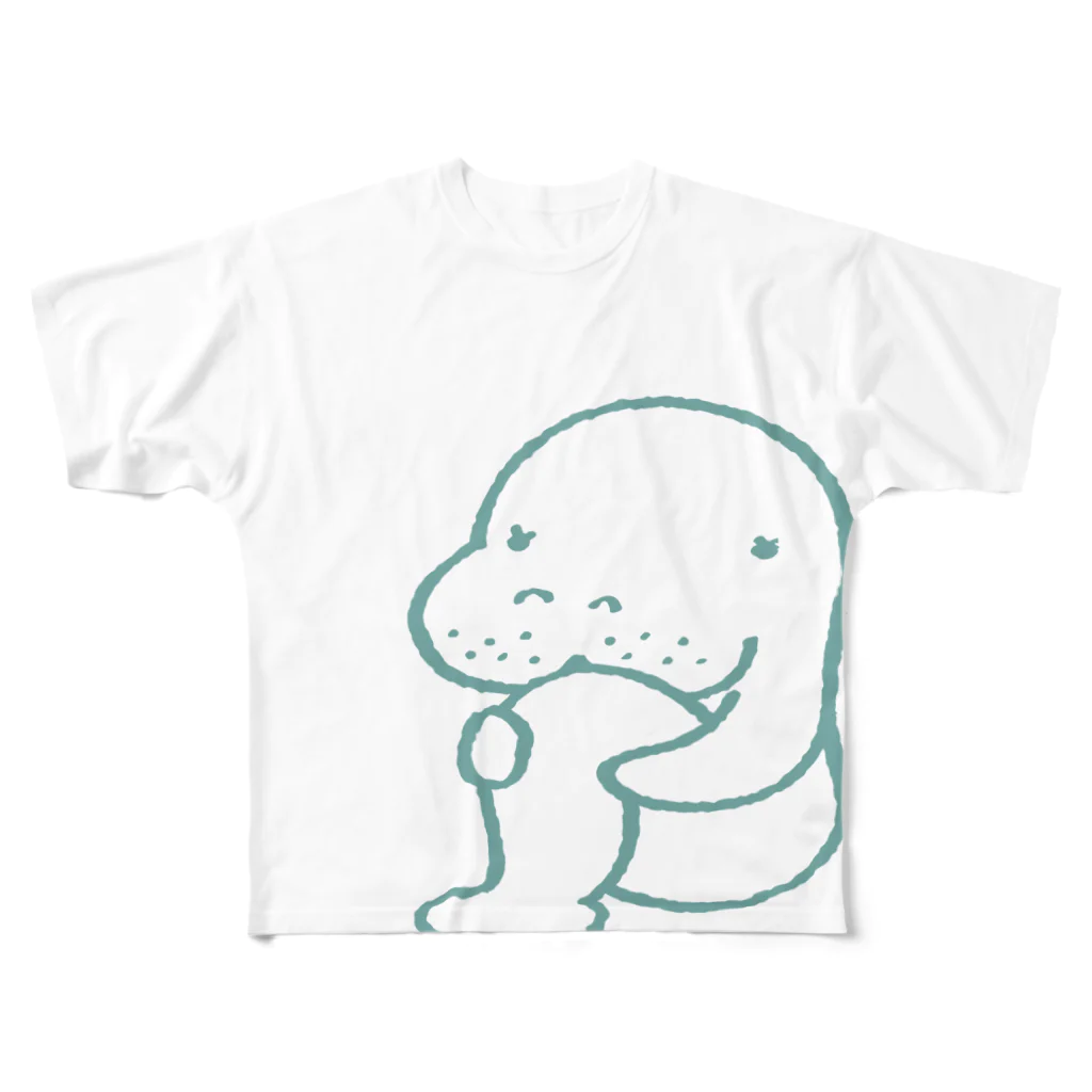 OSUWARe:のマナティさん All-Over Print T-Shirt