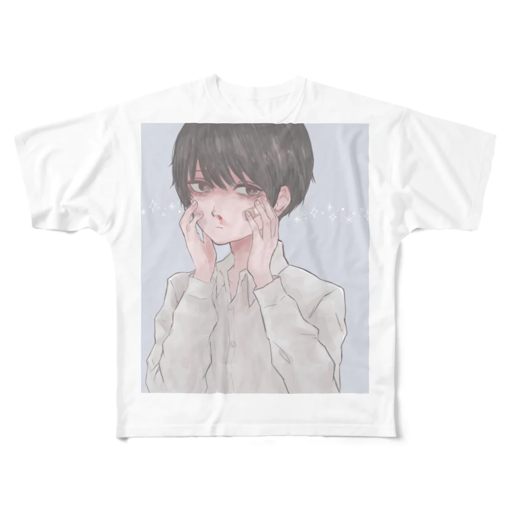 君の男の子 フルグラフィックTシャツ