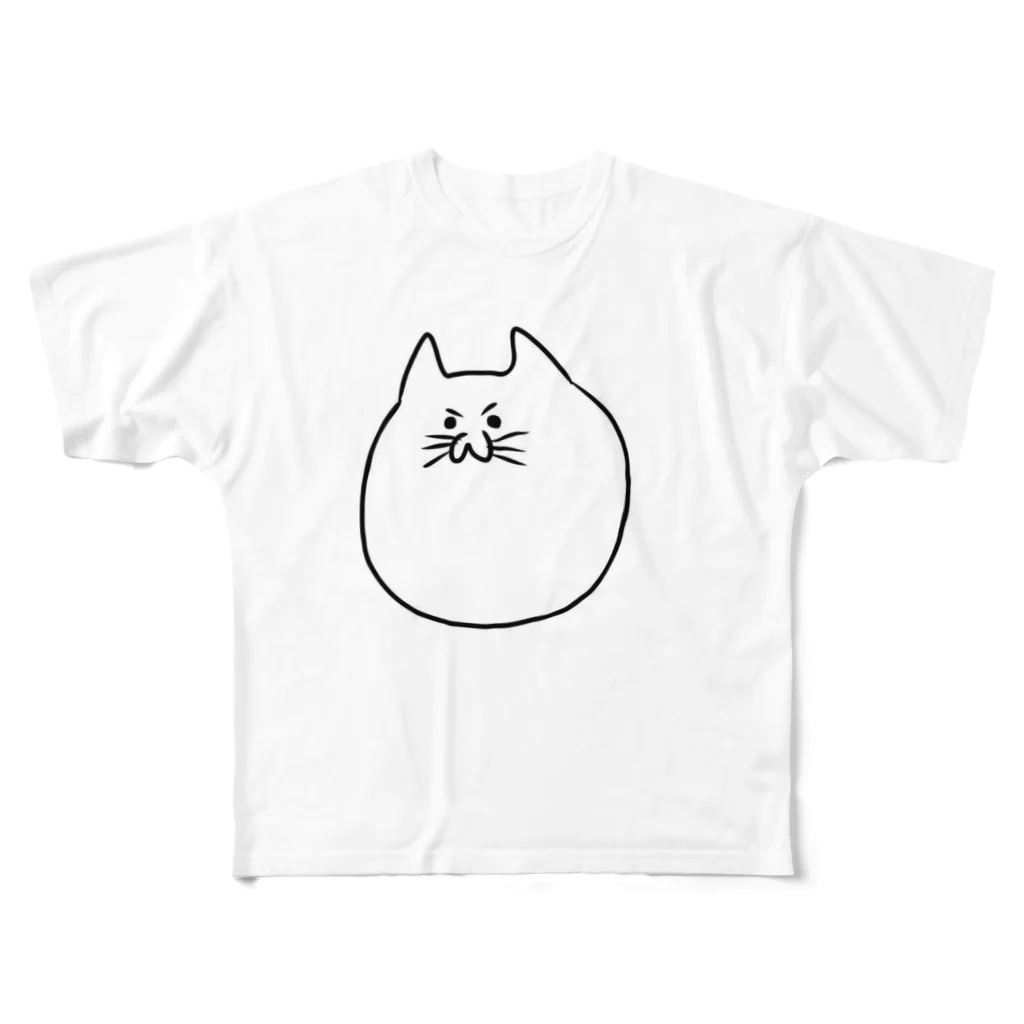 華◯channelのコイツねこ フルグラフィックTシャツ