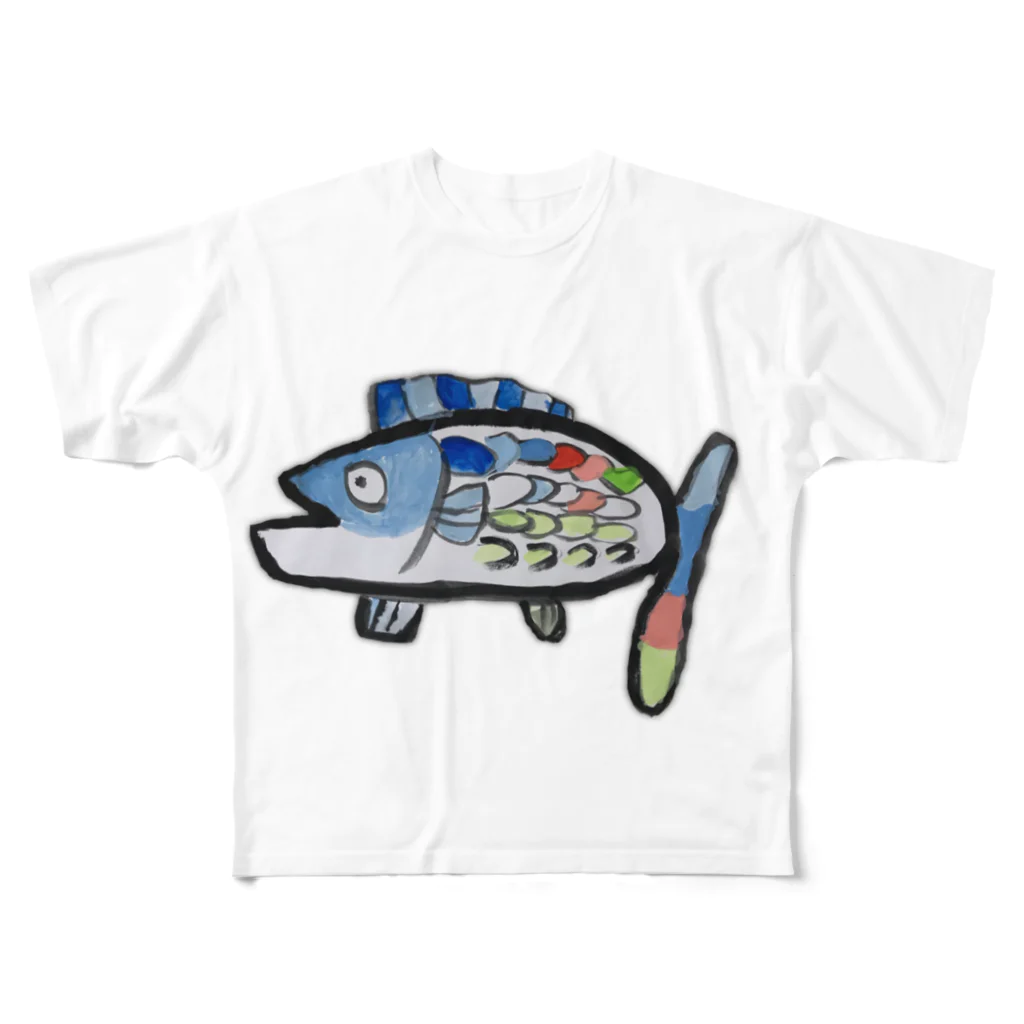 makotor8763のゴージャス魚 フルグラフィックTシャツ