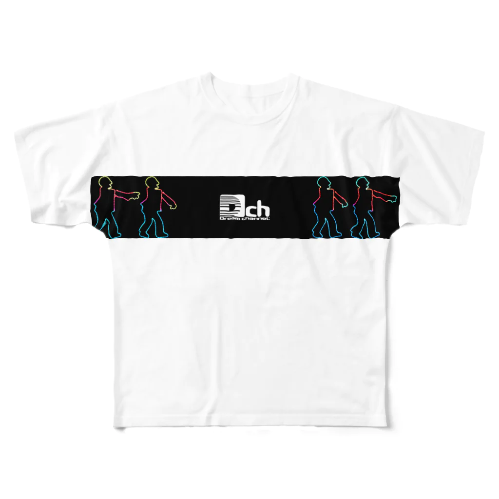 ドリチャンのゾンビ　Dream Channel: All-Over Print T-Shirt