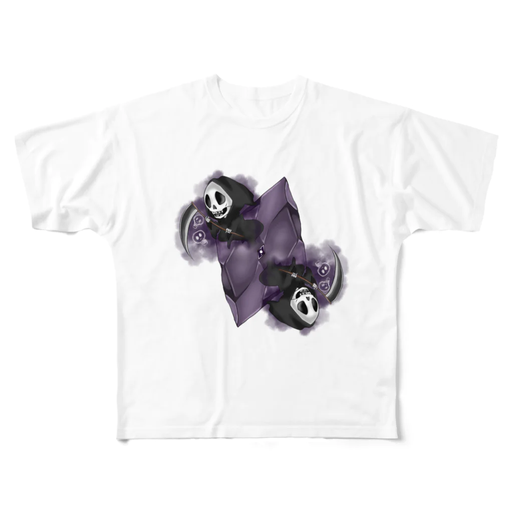 EJPゲームズのフェイクディガー「闇の黒い宝石」 All-Over Print T-Shirt