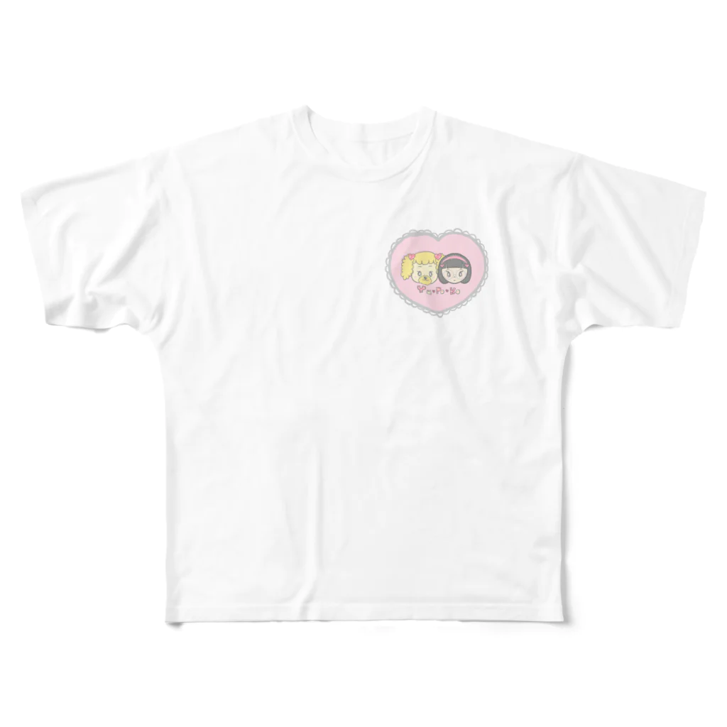 Yu♡Po♡Ko(ユポコ)のユポコ All-Over Print T-Shirt