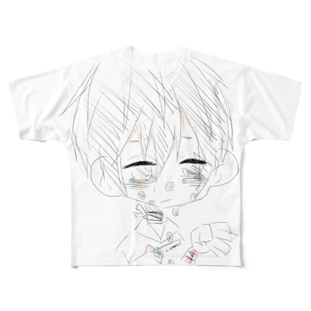 NUIの辛い子 フルグラフィックTシャツ