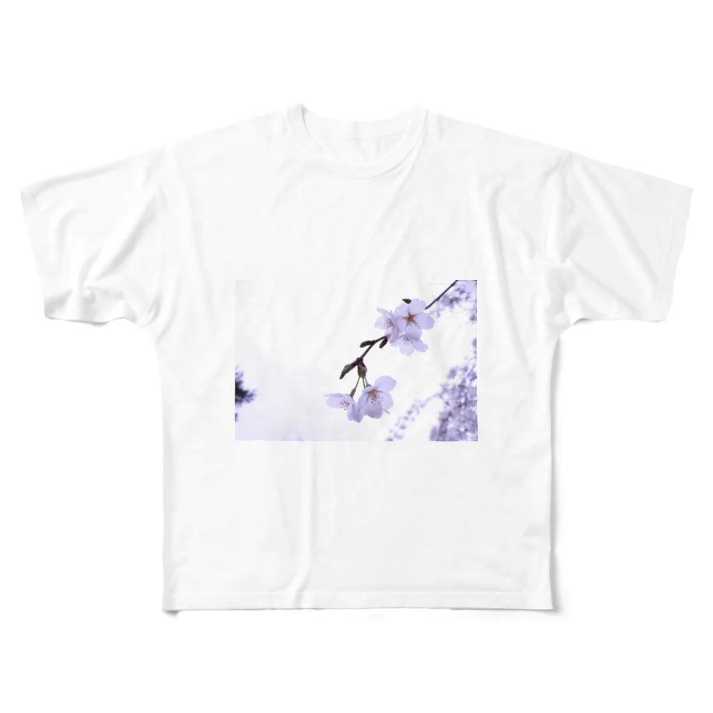 rin5の桜 フルグラフィックTシャツ