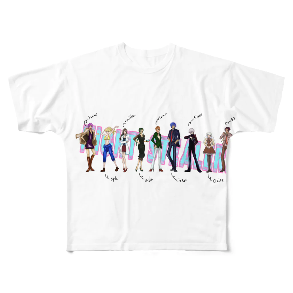 Amielのa All-Over Print T-Shirt