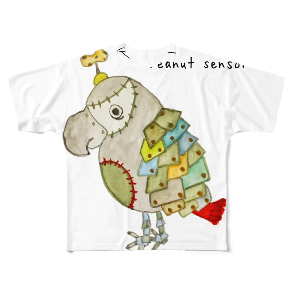 ねこぜや のROBOBO 福ちゃんロボ All-Over Print T-Shirt