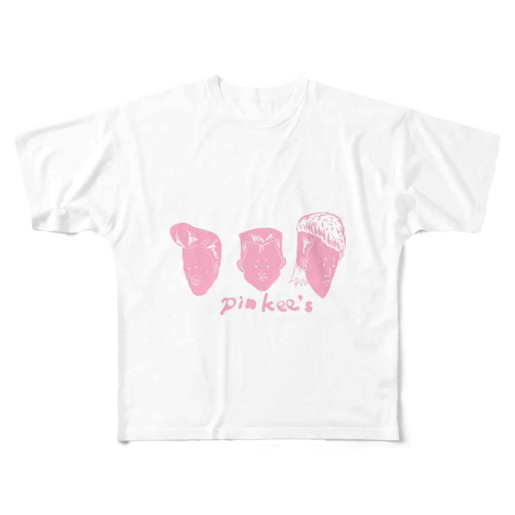 初恋タローの初恋タローpinkee All-Over Print T-Shirt