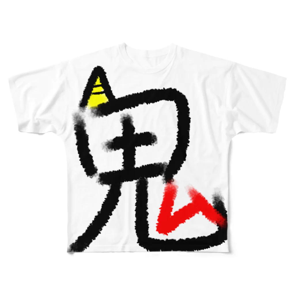 gaoooの鬼 All-Over Print T-Shirt