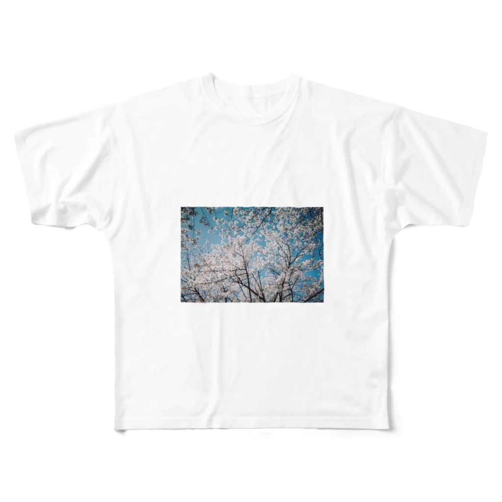 yokototate73の桜を抱きしめて フルグラフィックTシャツ