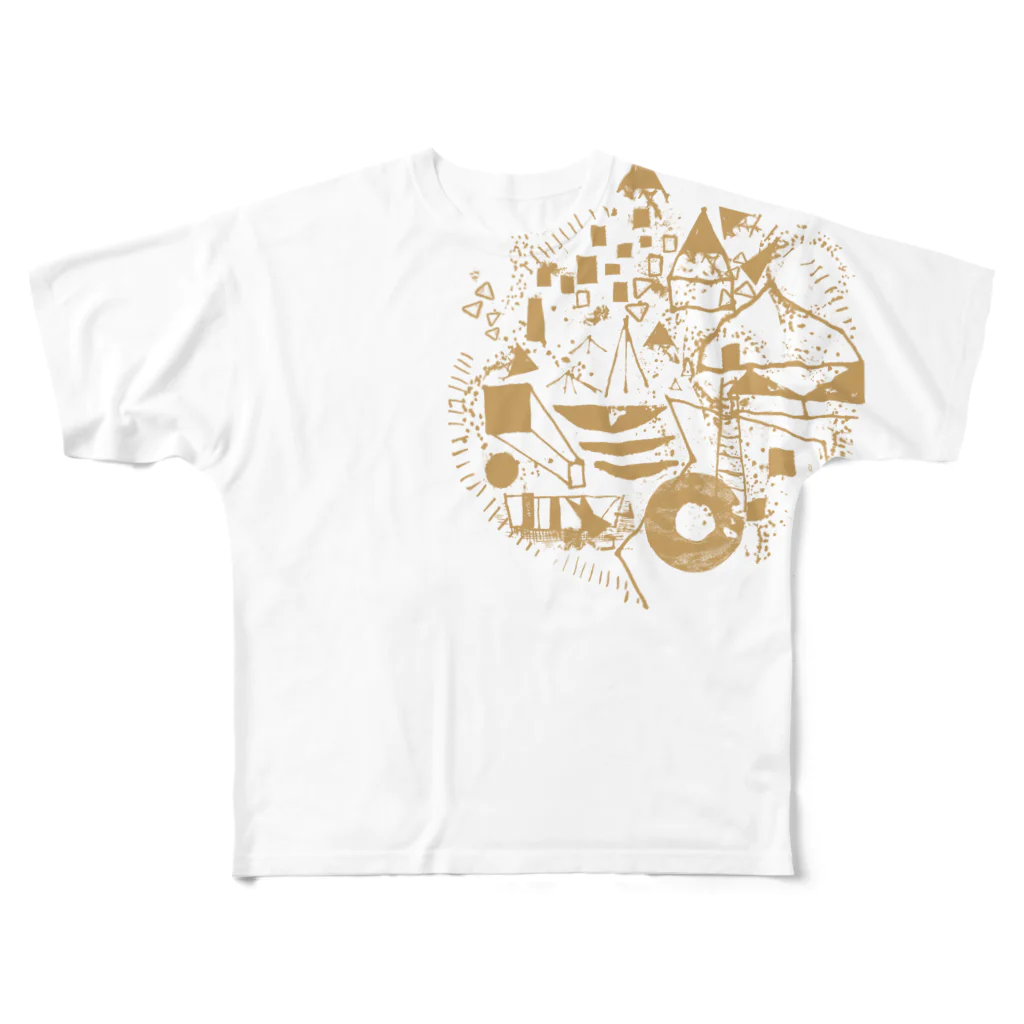 mm-ミリ-のヒルノイエ All-Over Print T-Shirt