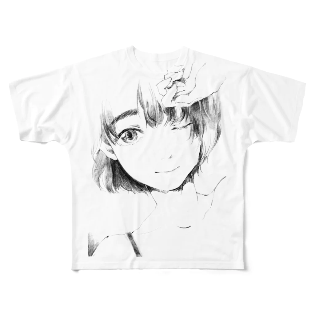 ゆののおんなのこ All-Over Print T-Shirt