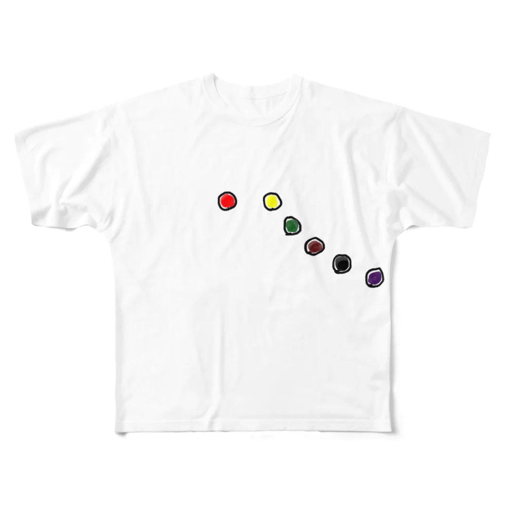 marimoの12誘導(胸部のみ) All-Over Print T-Shirt