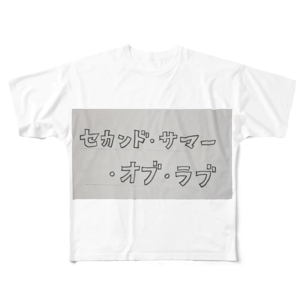 tofuheadsのセカンド·サマー·オブ·ラブ フルグラフィックTシャツ