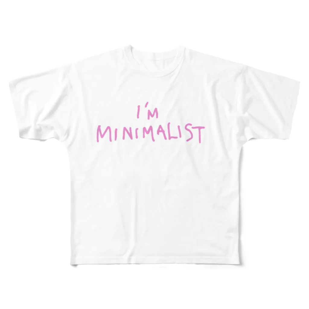 pErleのminimalist フルグラフィックTシャツ