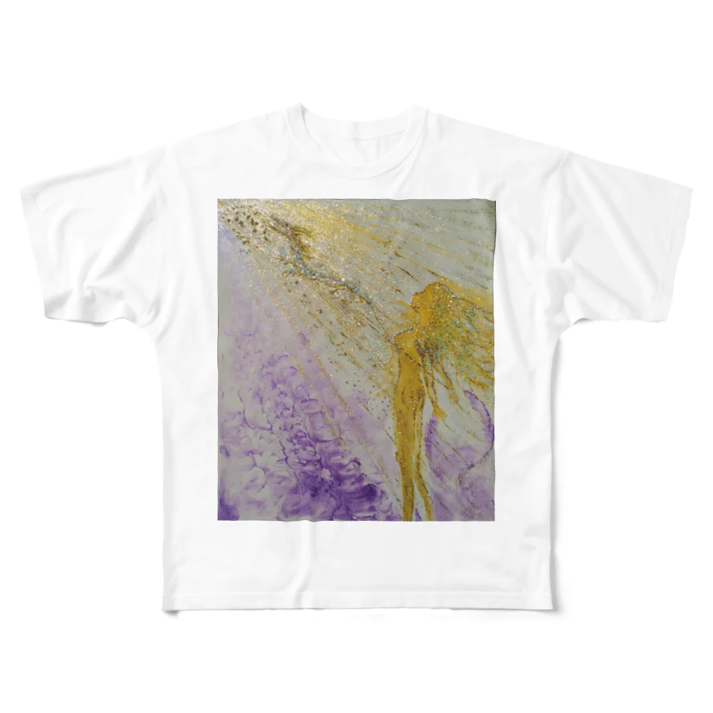 Dragon GalleryのNYの女神 All-Over Print T-Shirt