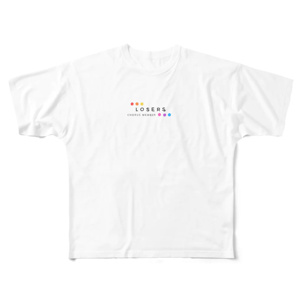 chorus7loveのlosers All-Over Print T-Shirt