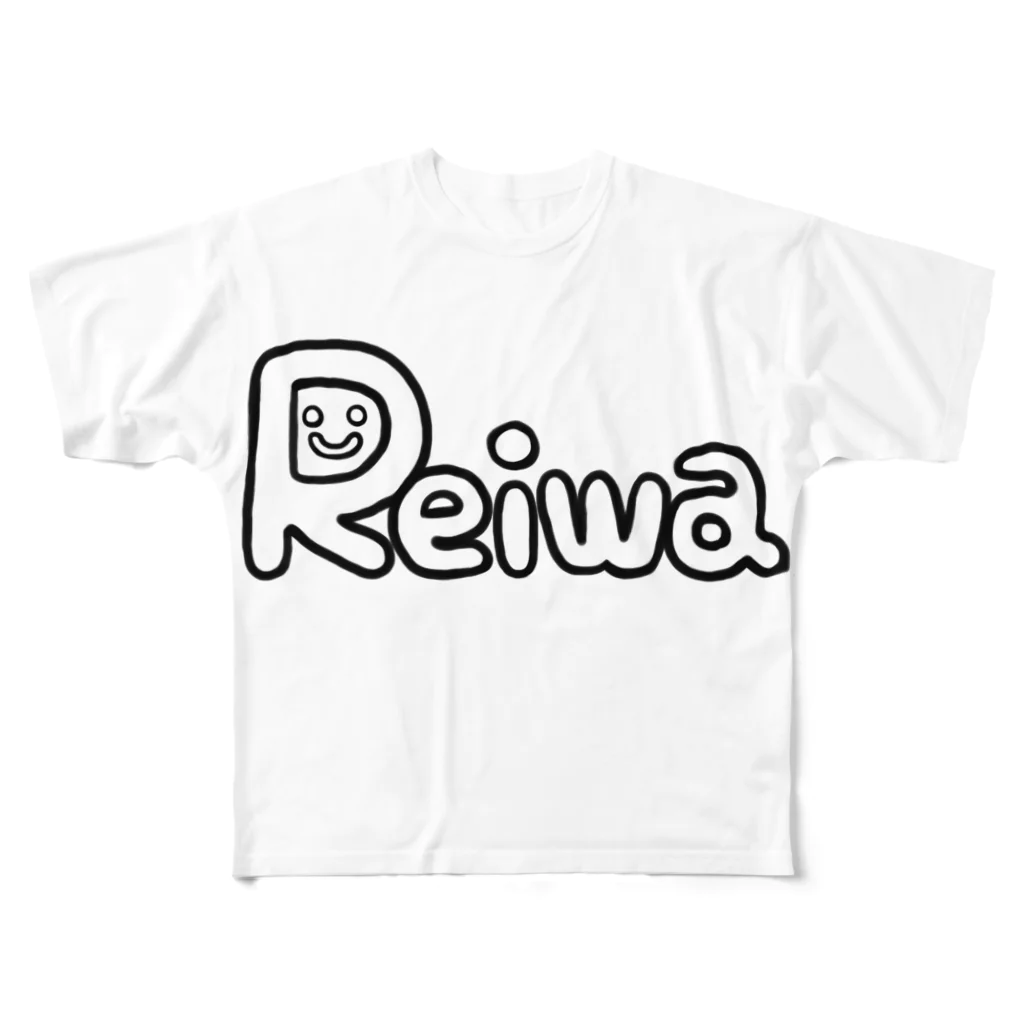 NSASの令和れいわReiwa フルグラフィックTシャツ