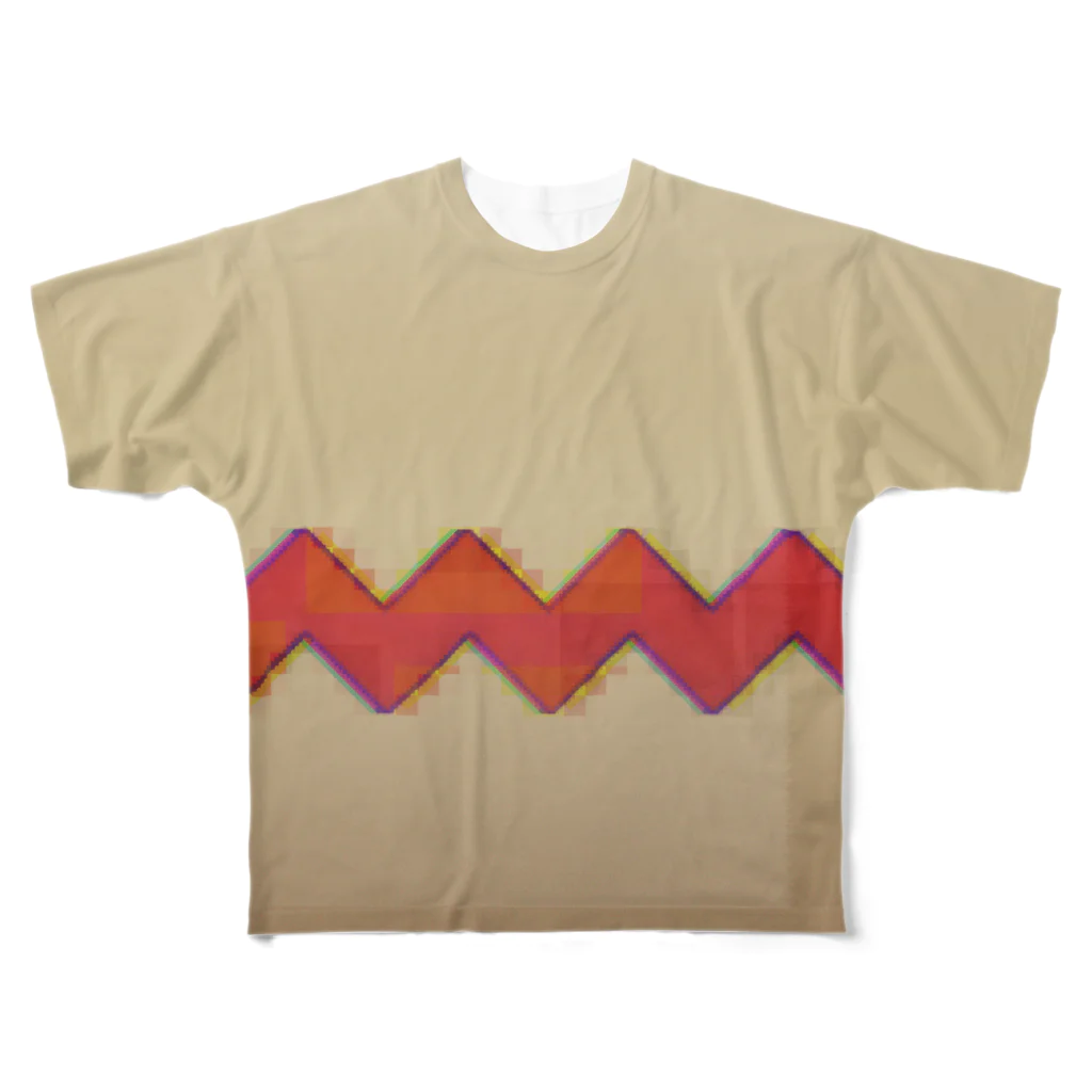 超水道のghostpia 小夜子なりきり All-Over Print T-Shirt