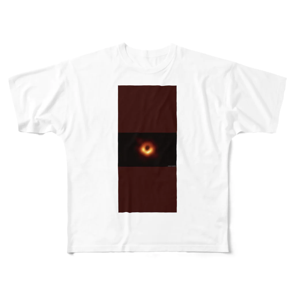 tttttakuya115のBlack  hole フルグラフィックTシャツ