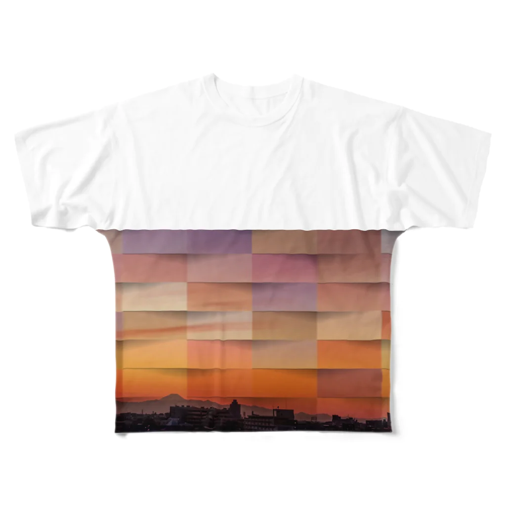 Dear_factoryのSunset_to you フルグラフィックTシャツ