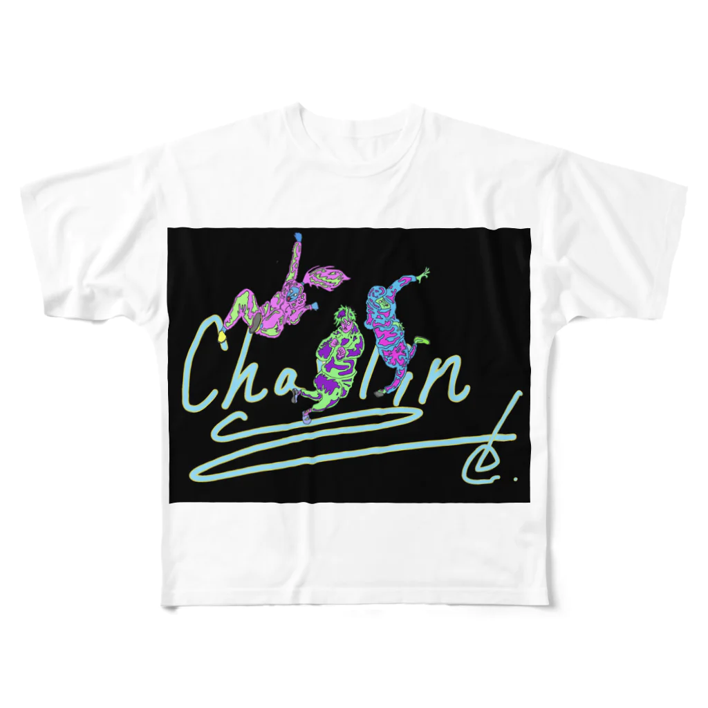 chavlin_kのCHAVLIN フルグラフィックTシャツ