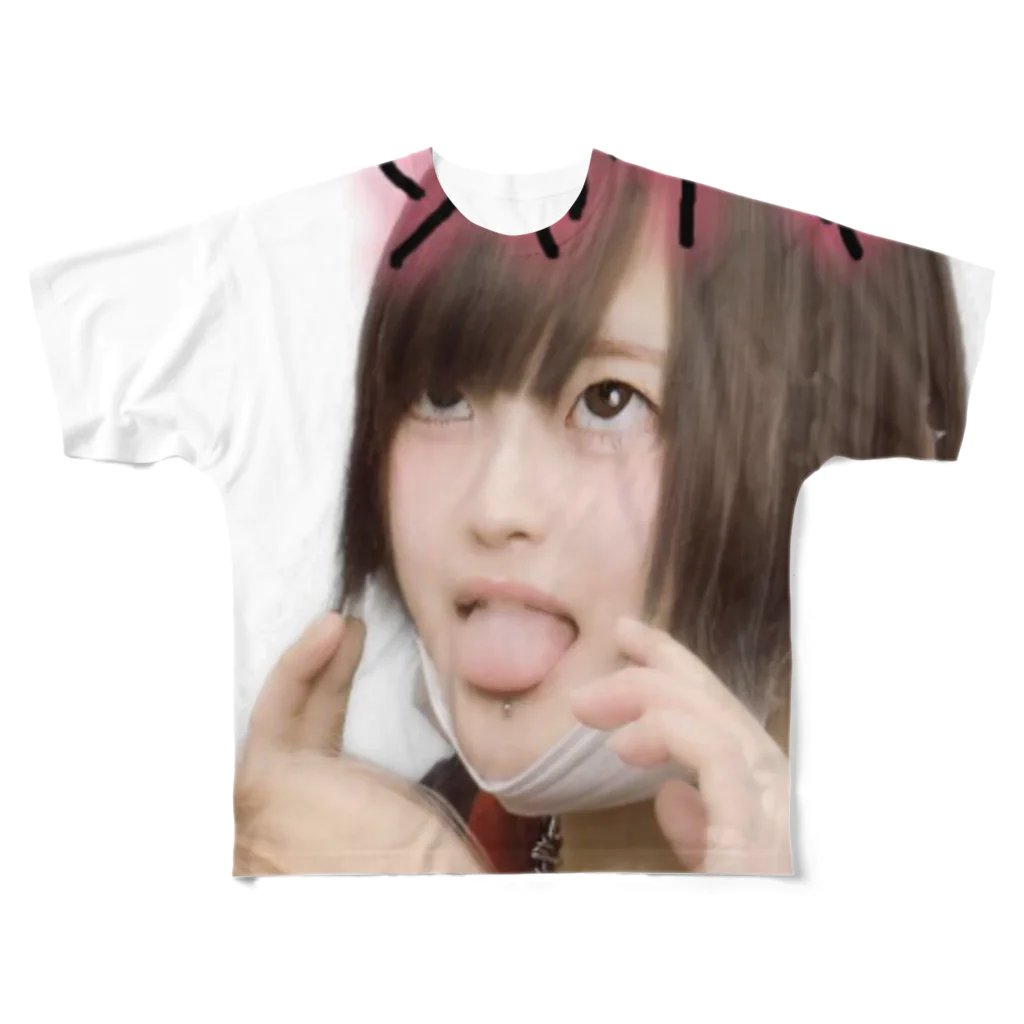 望月めるのなるさわ フルグラフィックTシャツ