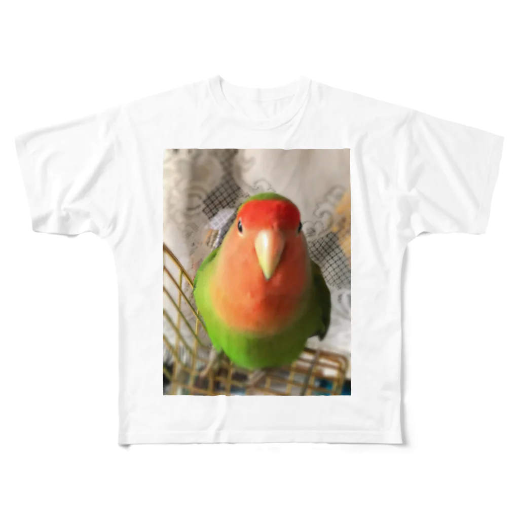 JADEのインコ界の用心棒、ジェイド之介 All-Over Print T-Shirt