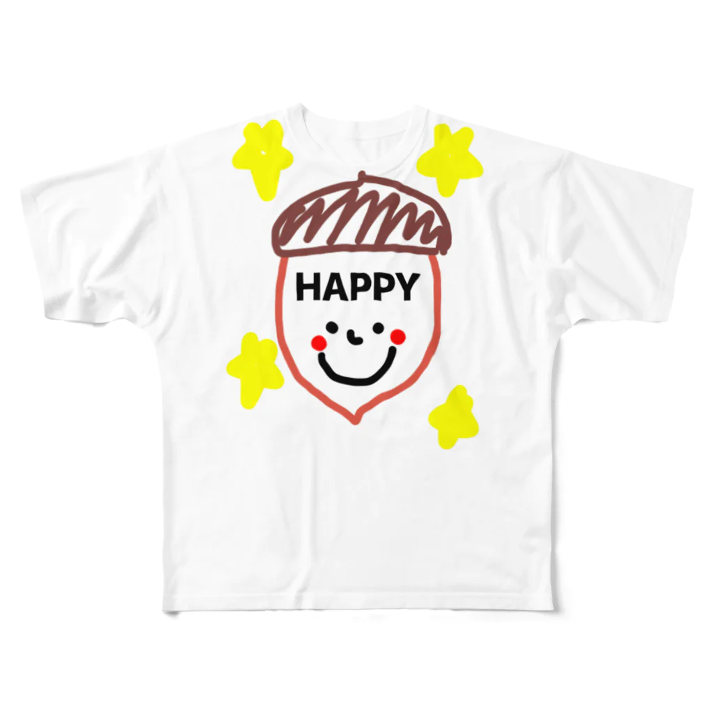 yy_msのどんぐり君 All-Over Print T-Shirt