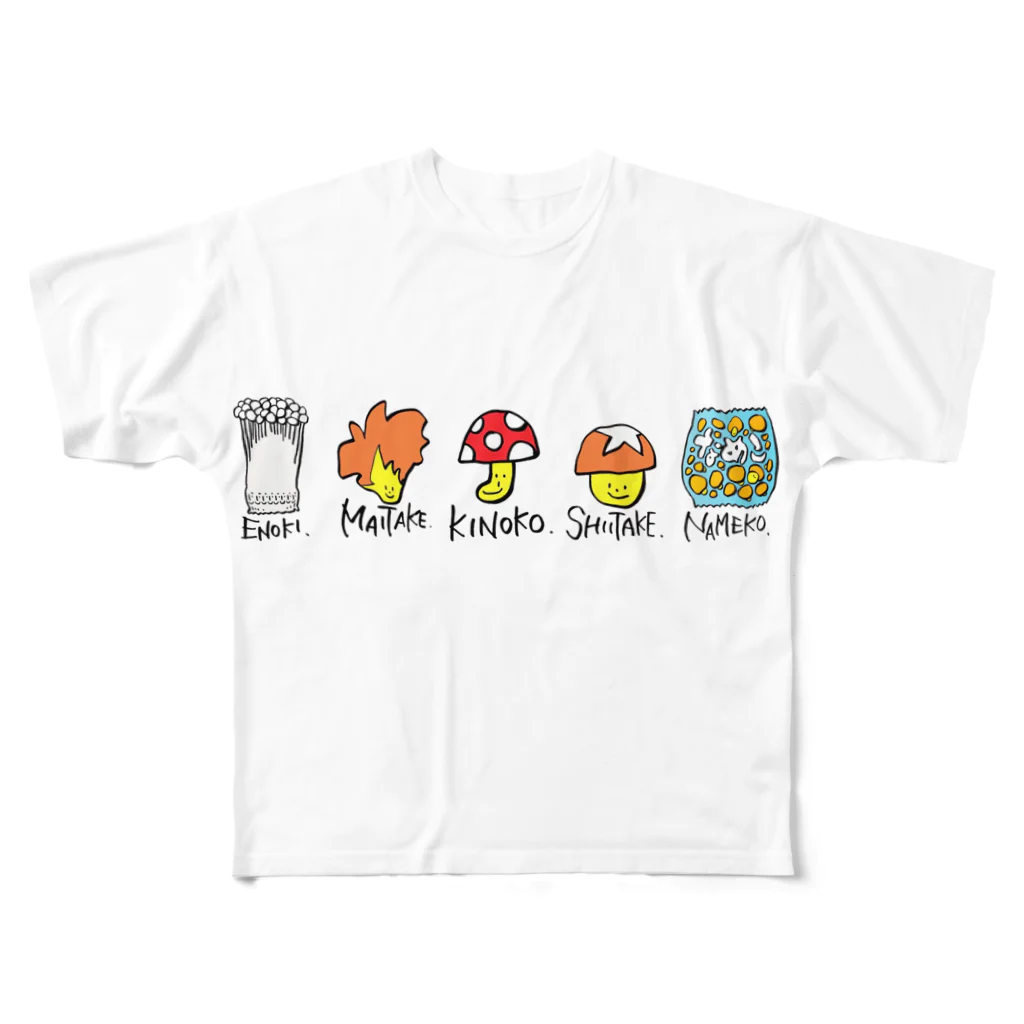 まらびやのKINOKO.シリーズ フルグラフィックTシャツ