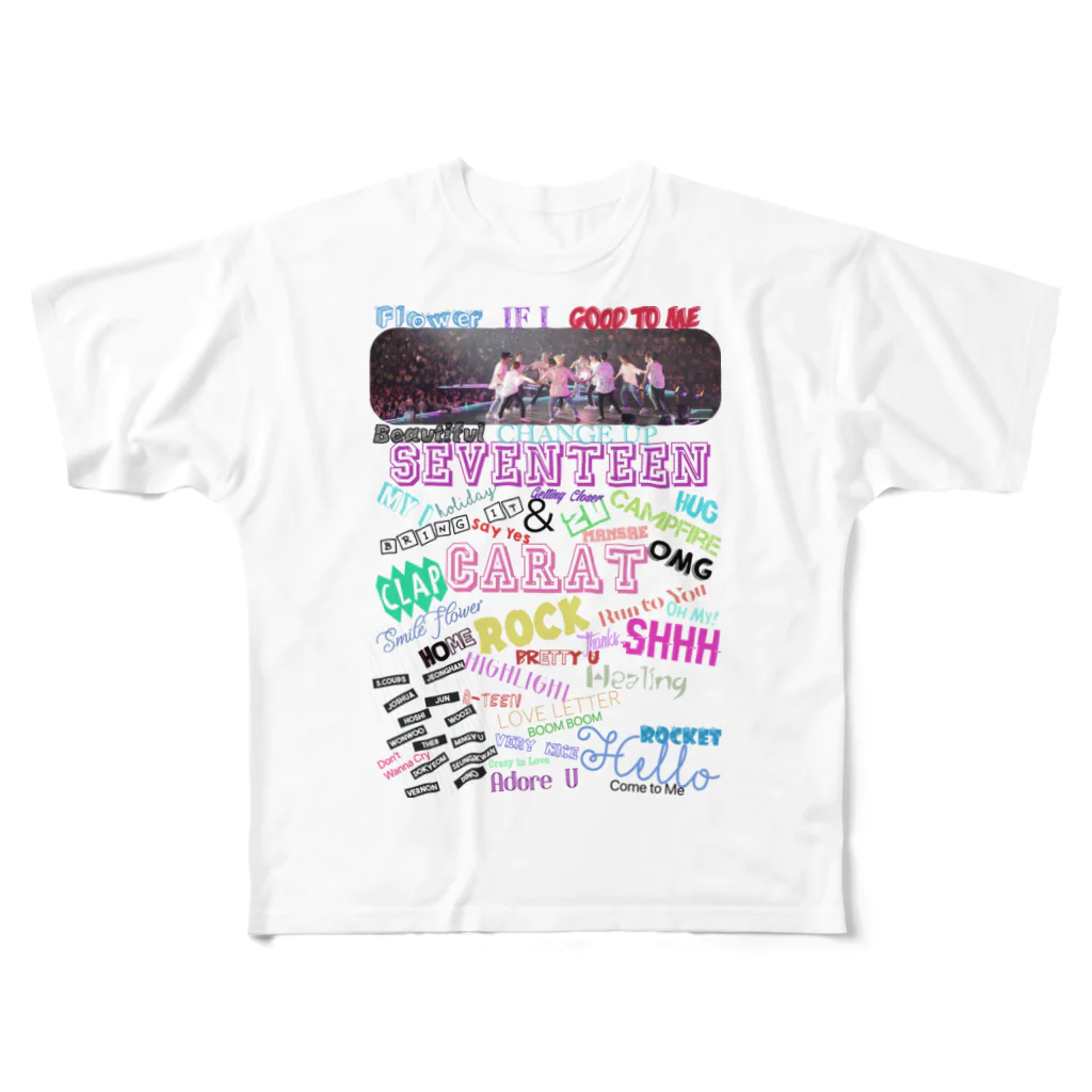 qy6XpYPTFqS3WKEのCARATちゃん All-Over Print T-Shirt