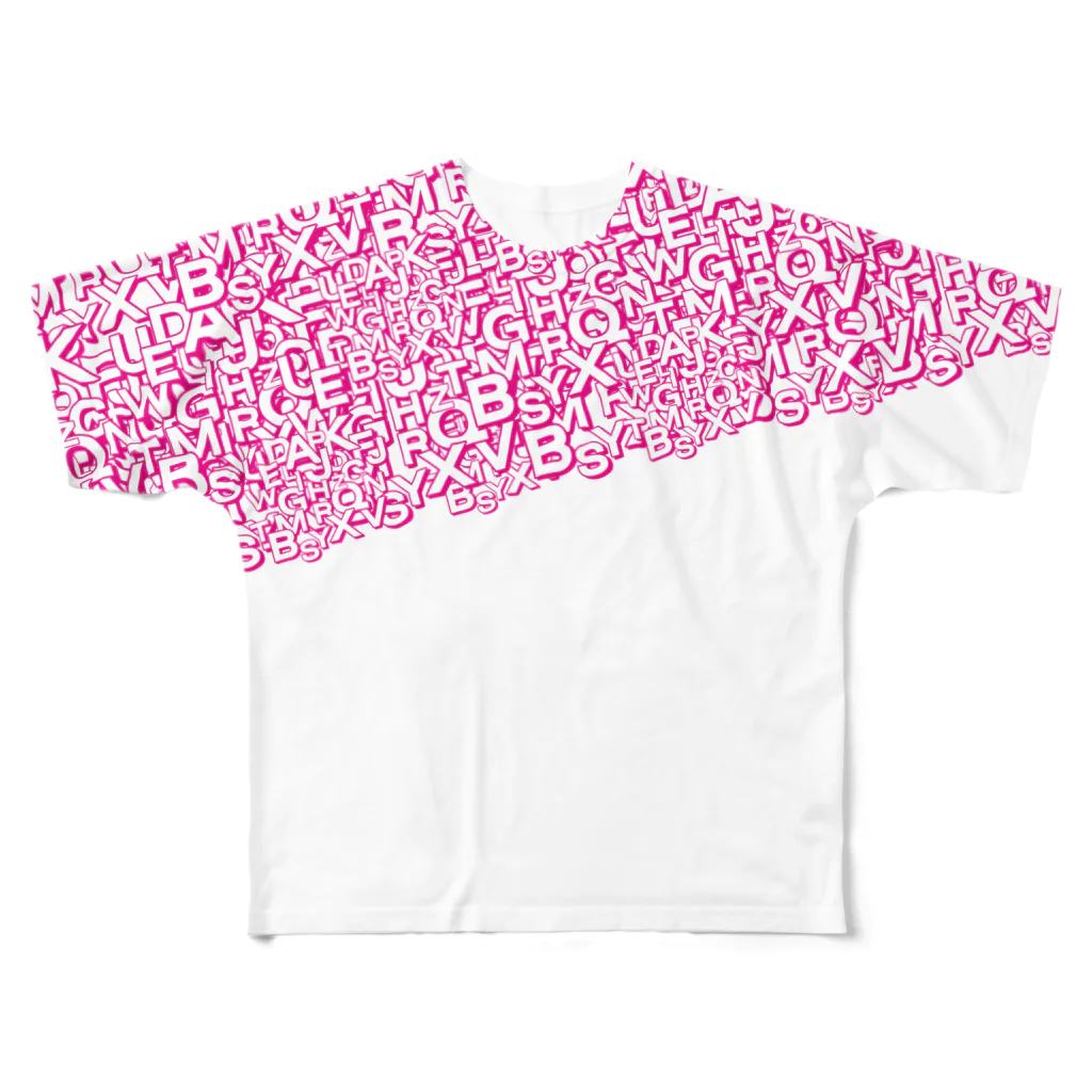 MDRのアルファベットT-shirt All-Over Print T-Shirt