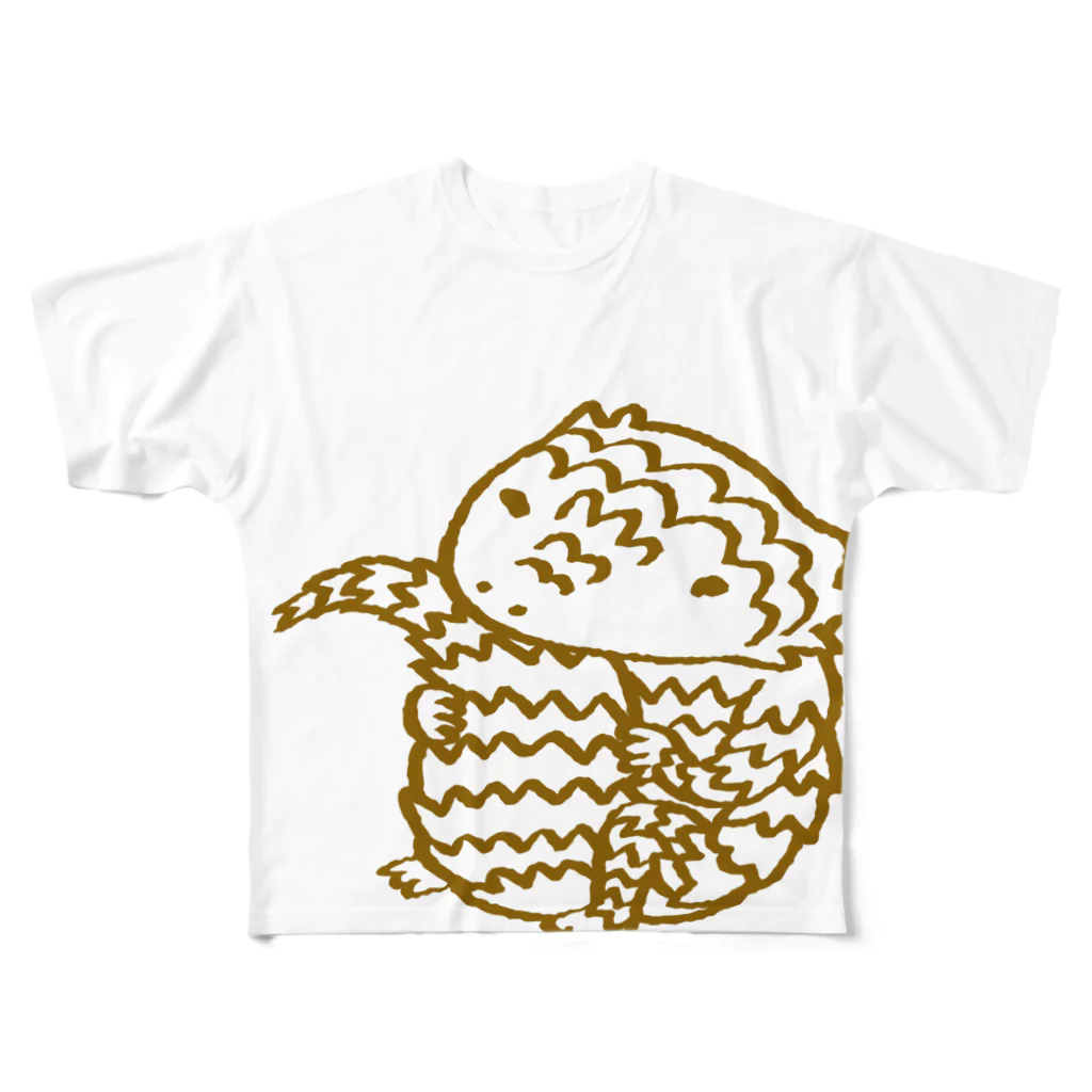 OSUWARe:のアルマジロトカゲくん All-Over Print T-Shirt