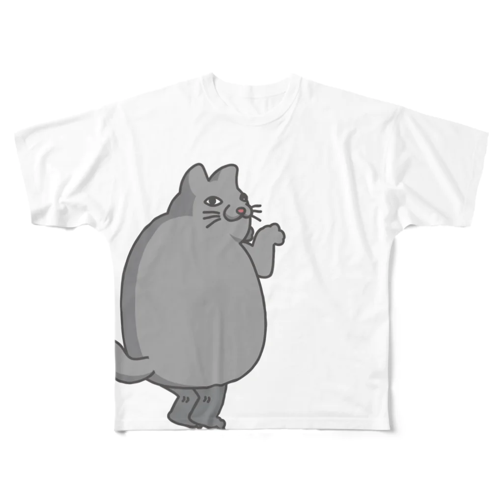 細々のみゃ～ご フルグラフィックTシャツ