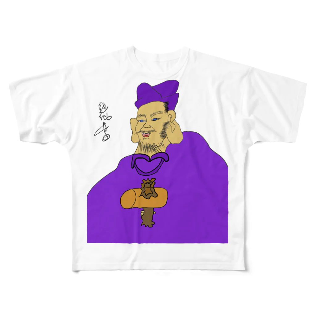 junsen　純仙　じゅんせんのJUNSENSETA（瀬田純仙）大黒様MAX令和元年に君臨　COOL JAPAN All-Over Print T-Shirt