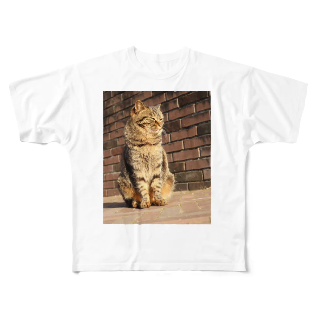 ヨシさんのスナップねこ フルグラフィックTシャツ